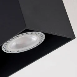 Plafonnier Awuna Noir, 2 lumières