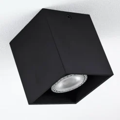 Plafonnier Awuna Noir, 1 lumière