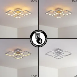Plafonnier Bacolod LED Aluminium, 1 lumière