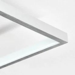 Plafonnier Bacolod LED Argenté, 1 lumière