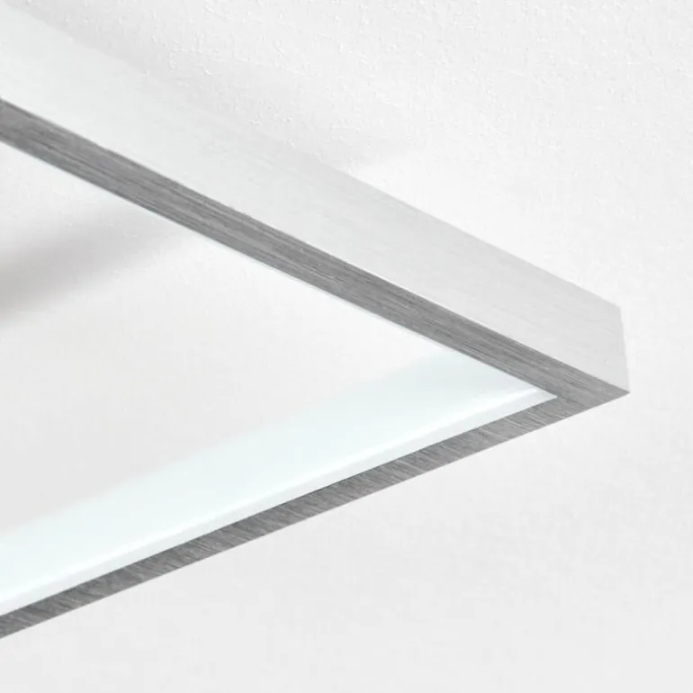 Plafonnier Bacolod LED Argenté, 1 lumière
