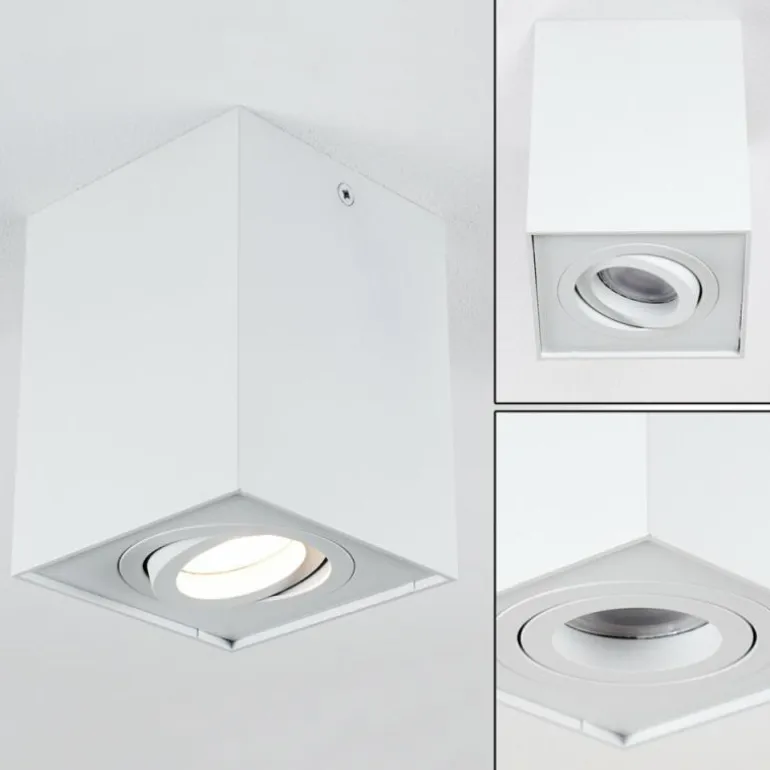 Plafonnier Baishan Blanc, 1 lumière