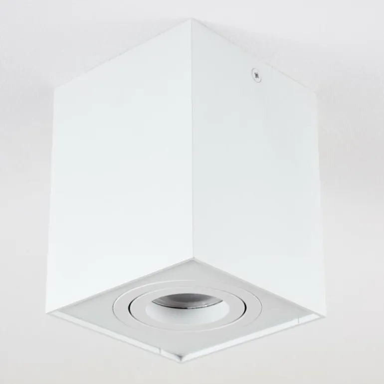 Plafonnier Baishan Blanc, 1 lumière