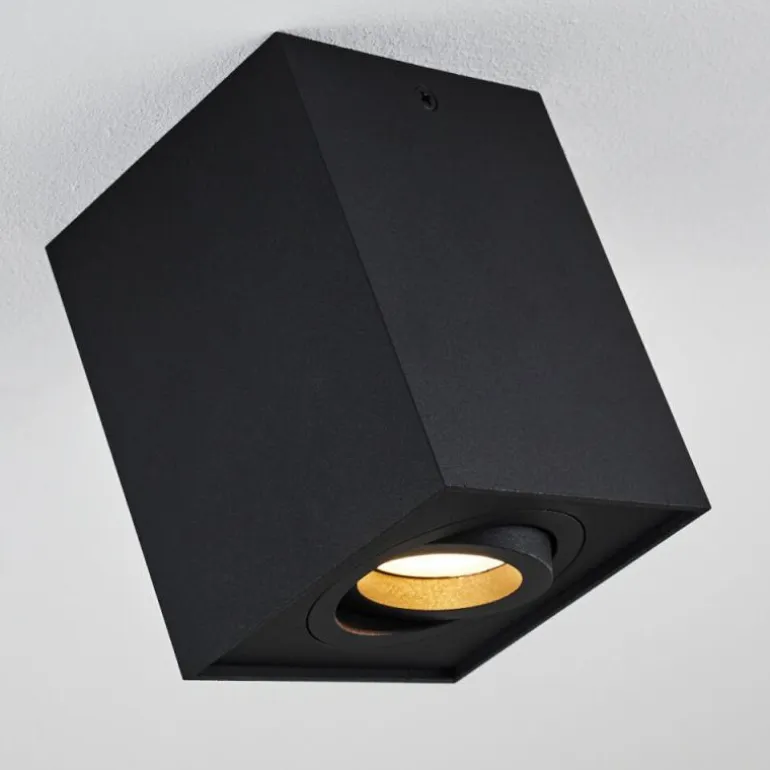 Plafonnier Baishan Noir, 1 lumière