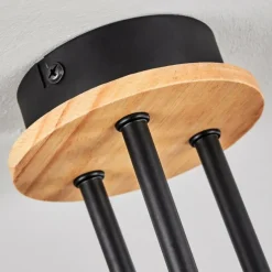 Plafonnier Ballis Écru, Noir, 3 lumières