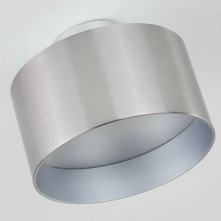 Plafonnier Baraboo LED Nickel mat, 2 lumières
