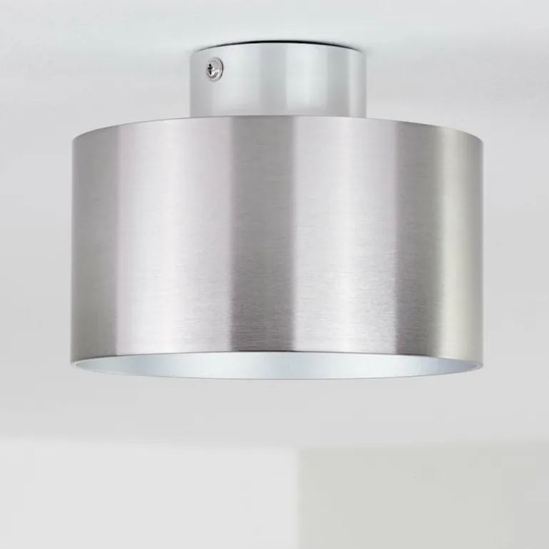 Plafonnier Baraboo LED Nickel mat, 2 lumières