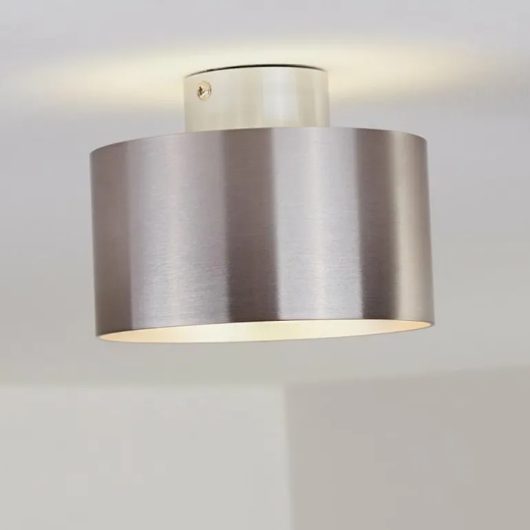 Plafonnier Baraboo LED Nickel mat, 2 lumières