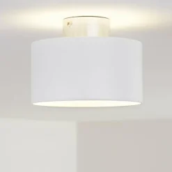 Plafonnier Baraboo LED Nickel mat, 2 lumières