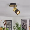 Plafonnier Barasat Laiton, Noir, 1 lumière