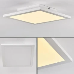 Plafonnier Barasat LED Blanc, 1 lumière