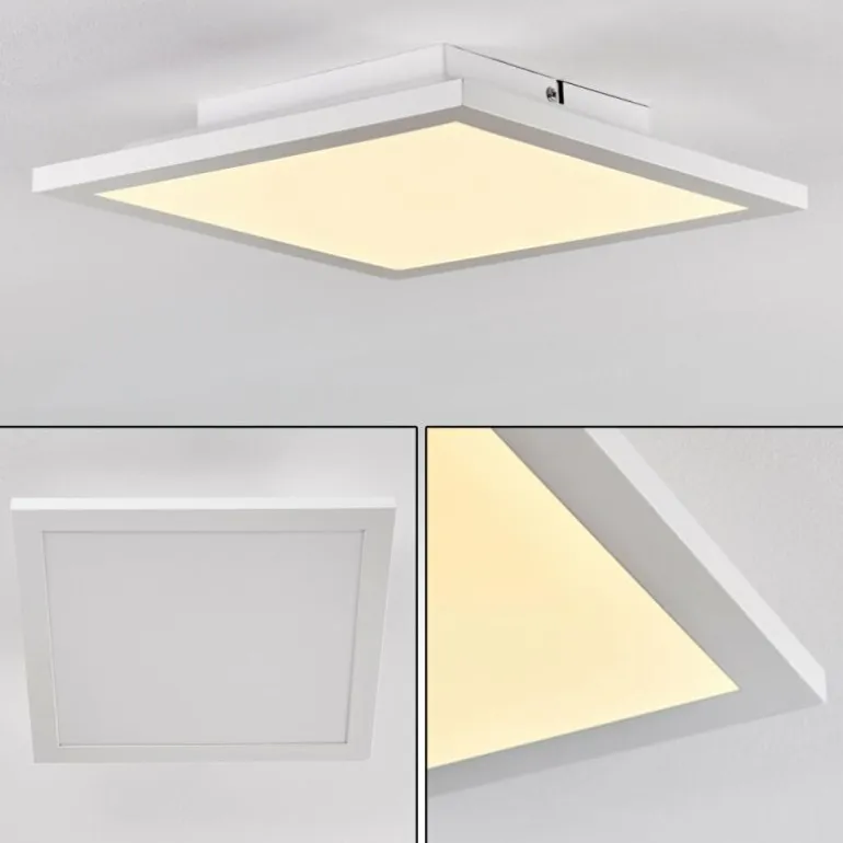 Plafonnier Barasat LED Blanc, 1 lumière
