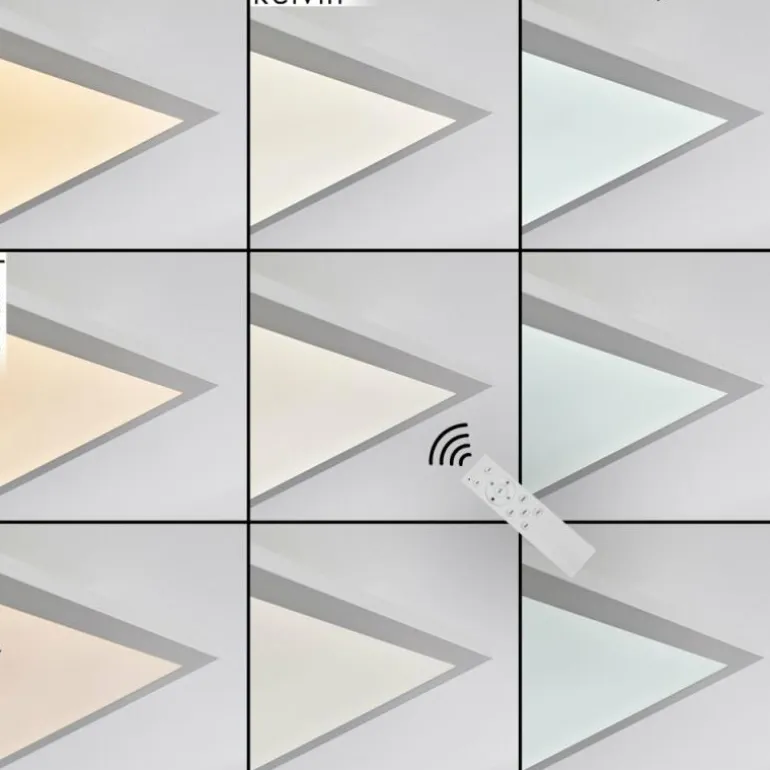 Plafonnier Barasat LED Blanc, 1 lumière