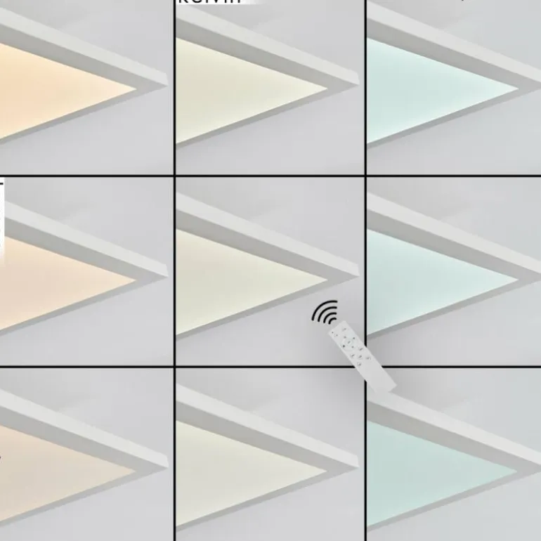 Plafonnier Barasat LED Blanc, 1 lumière