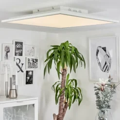 Plafonnier Barasat LED Blanc, 1 lumière