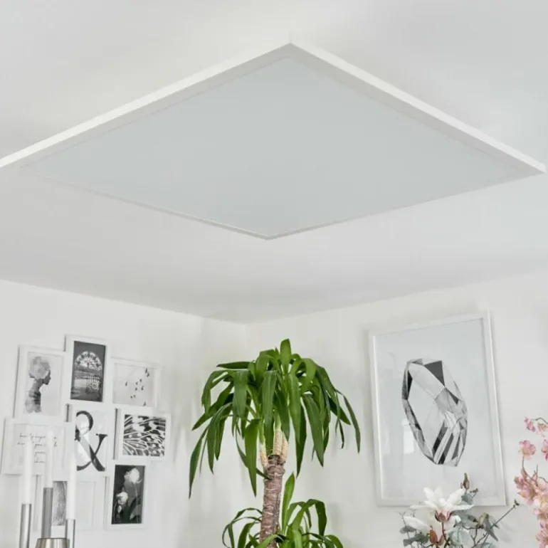 Plafonnier Barasat LED Blanc, 1 lumière