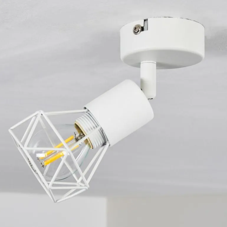 Plafonnier Baripada Blanc, 1 lumière