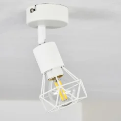 Plafonnier Baripada Blanc, 1 lumière