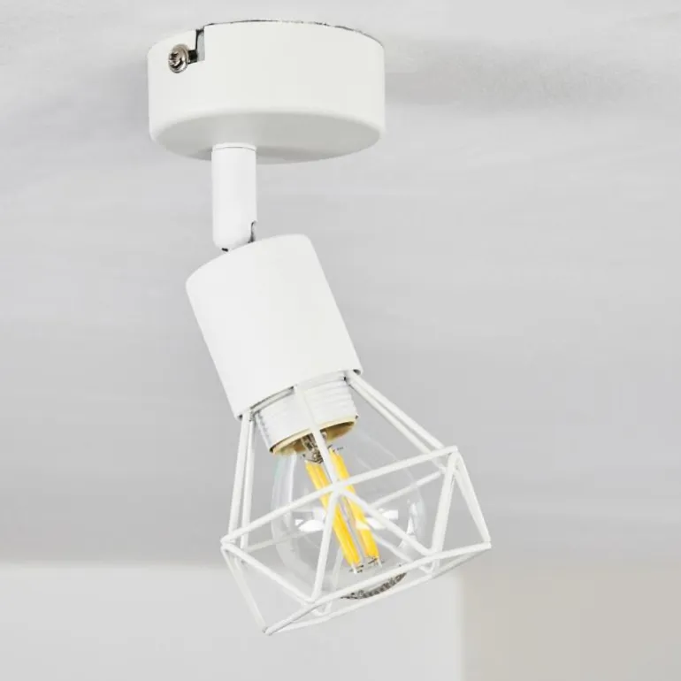 Plafonnier Baripada Blanc, 1 lumière