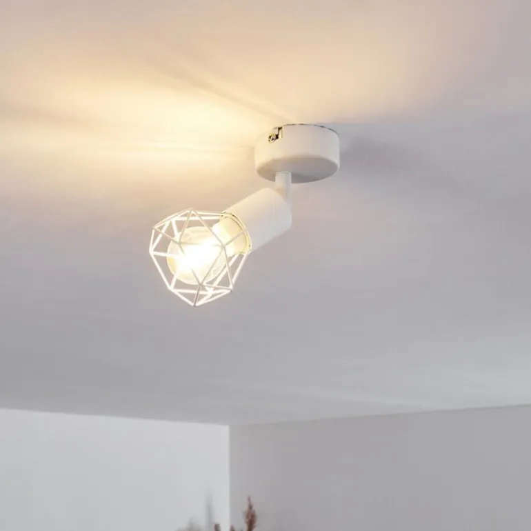 Plafonnier Baripada Blanc, 1 lumière