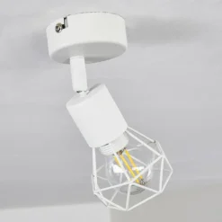 Plafonnier Baripada Blanc, 1 lumière