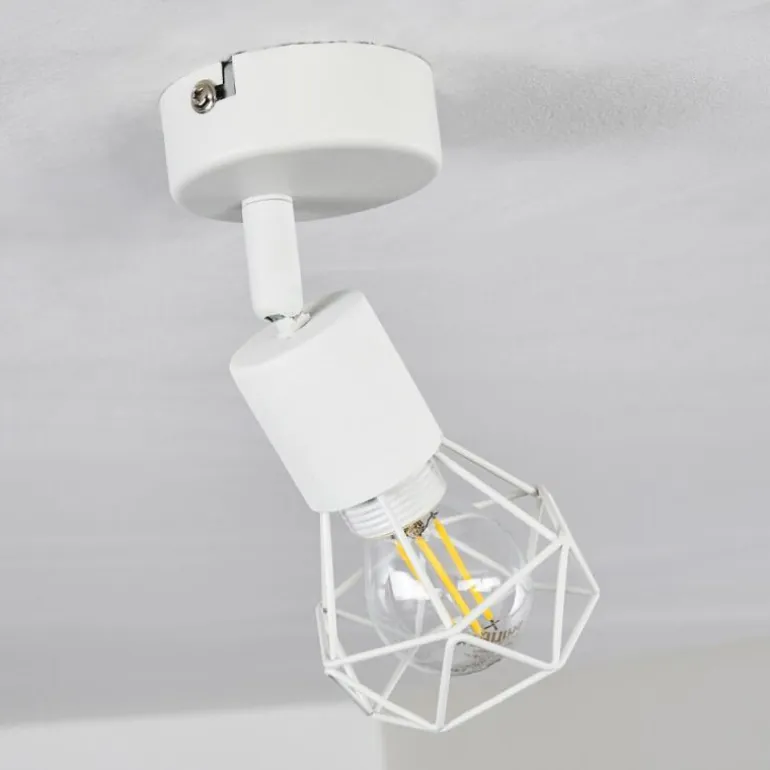 Plafonnier Baripada Blanc, 1 lumière