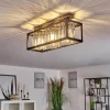 Plafonnier Barracon Noir, 3 lumières