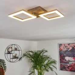 Plafonnier Batuna LED Nickel mat, 1 lumière