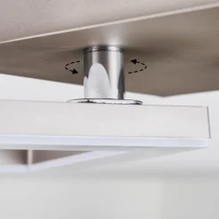 Plafonnier Batuna LED Nickel mat, 1 lumière