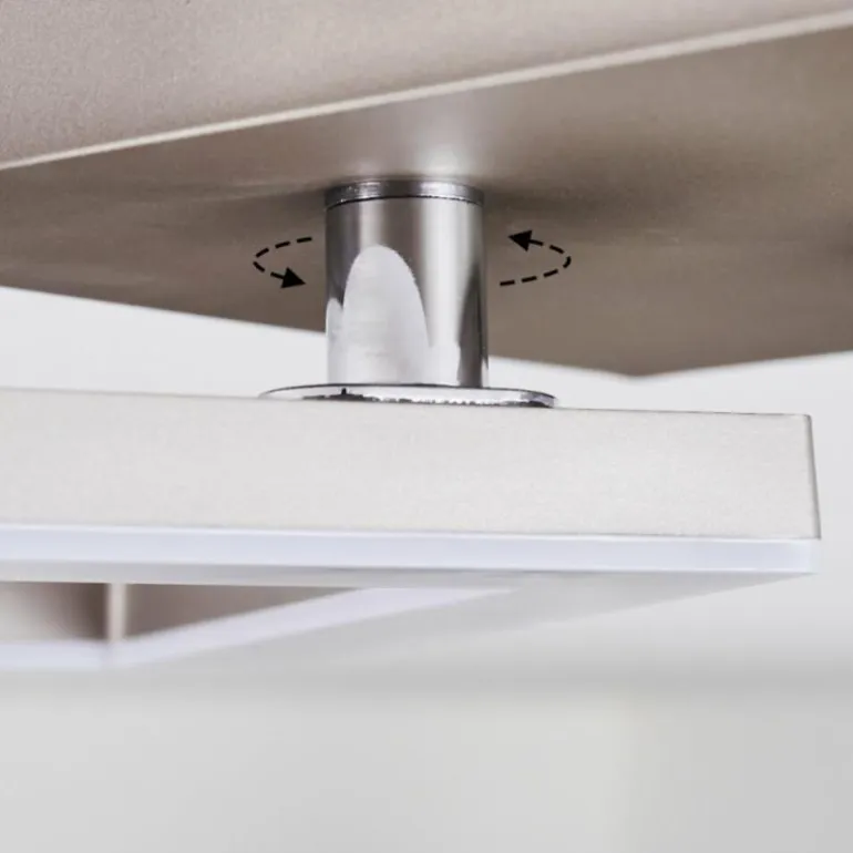 Plafonnier Batuna LED Nickel mat, 1 lumière