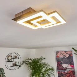 Plafonnier Batuna LED Nickel mat, 1 lumière
