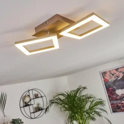 Plafonnier Batuna LED Nickel mat, 1 lumière
