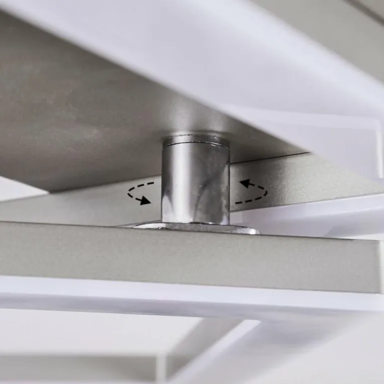 Plafonnier Batuna LED Nickel mat, 1 lumière