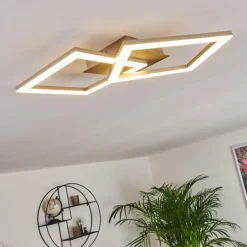 Plafonnier Batuna LED Nickel mat, 1 lumière