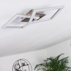 Plafonnier Batuna LED Nickel mat, 1 lumière