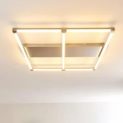 Plafonnier Beken LED Nickel mat, 1 lumière