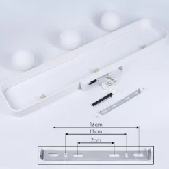Plafonnier Beland Blanc, 3 lumières