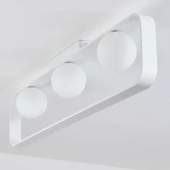 Plafonnier Beland Blanc, 3 lumières