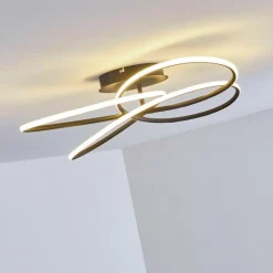 Plafonnier Belgorod LED Noir, Blanc, 1 lumière, Télécommandes