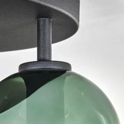Plafonnier Belp Noir, 3 lumières