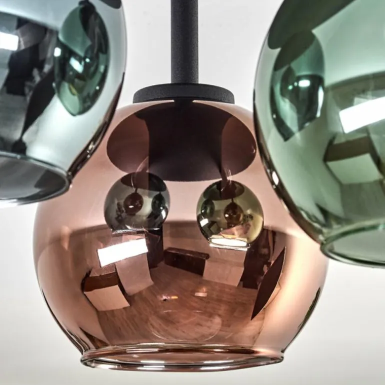 Plafonnier Belp Noir, 3 lumières