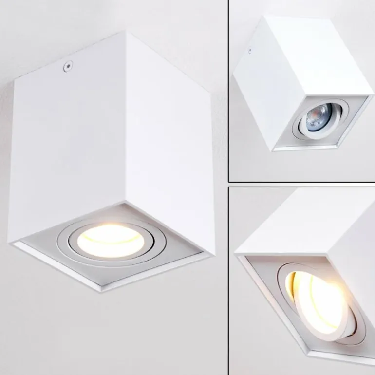 Plafonnier Betsie Blanc, 1 lumière
