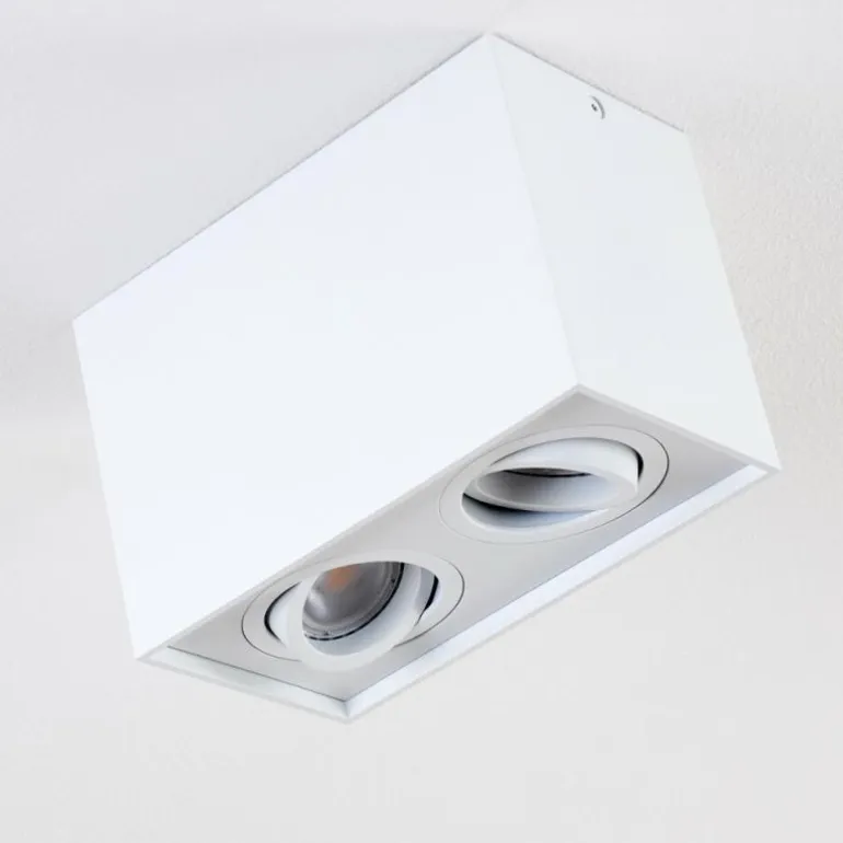 Plafonnier Betsie Blanc, 2 lumières