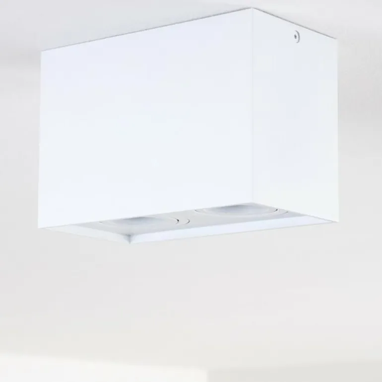 Plafonnier Betsie Blanc, 2 lumières