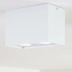 Plafonnier Betsie Blanc, 2 lumières