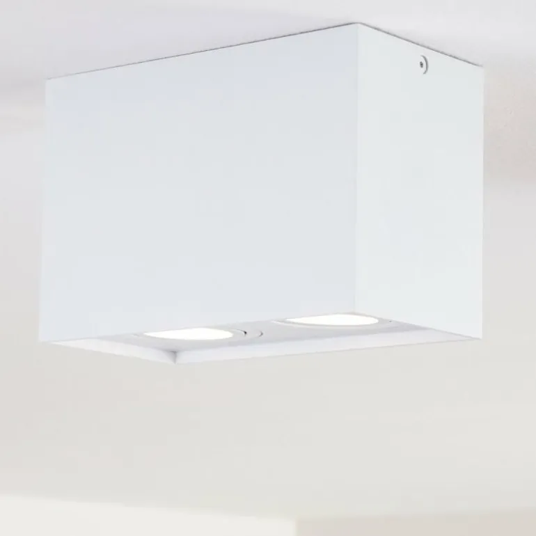 Plafonnier Betsie Blanc, 2 lumières