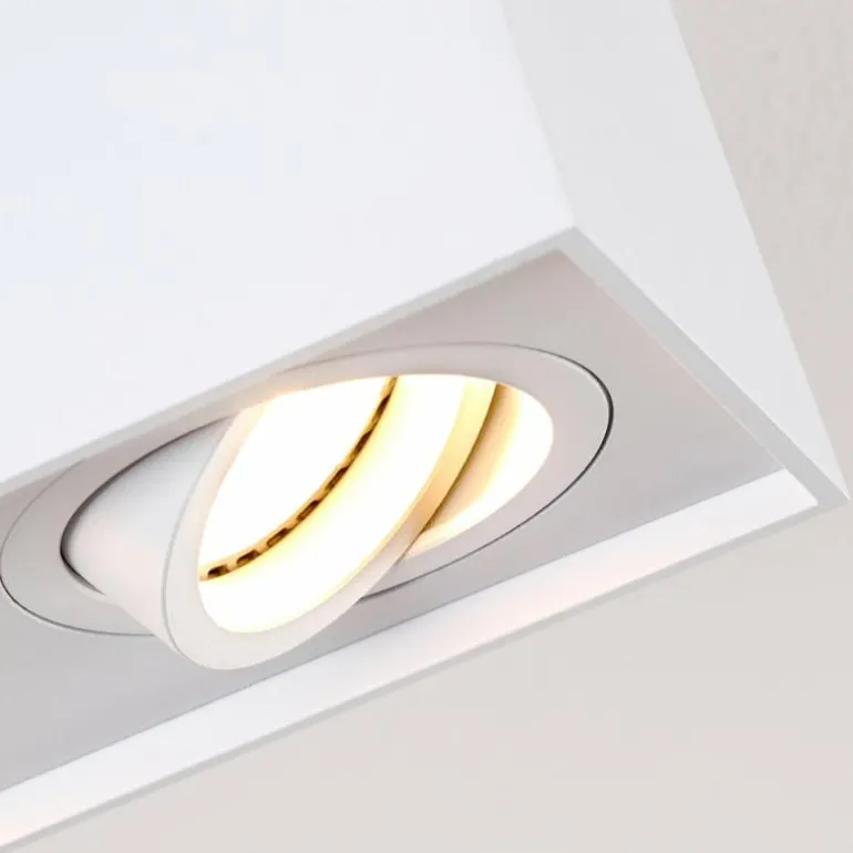 Plafonnier Betsie Blanc, 2 lumières