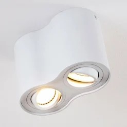 Plafonnier Betsie Blanc, 2 lumières