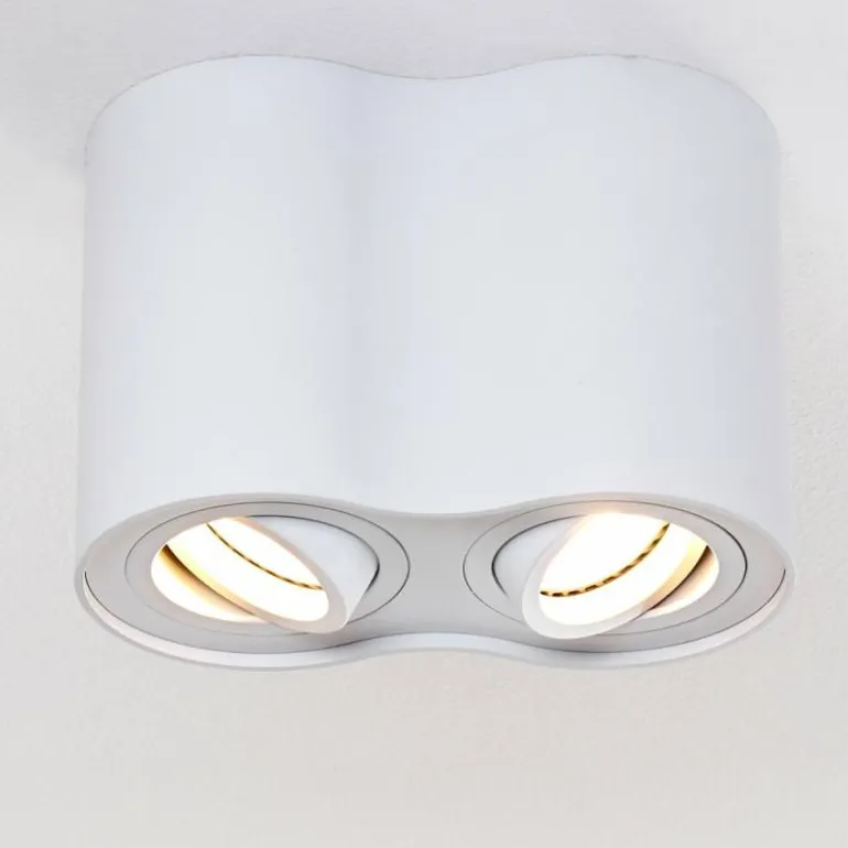 Plafonnier Betsie Blanc, 2 lumières