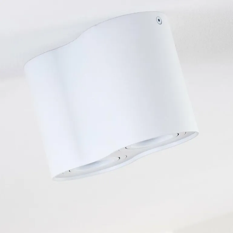 Plafonnier Betsie Blanc, 2 lumières